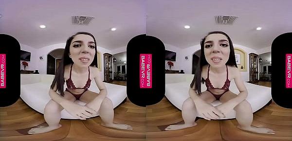  Stunning Monica Lush plays deep inside her pussy in VR!